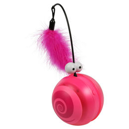 Coockoo Flip Katzenspielzeug Ball rosa aus Kunststoff – Bild 1 von 3