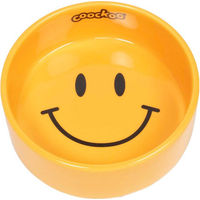 Produktbild von Coockoo Futternapf Smiley Gelb aus Melamin Größe L