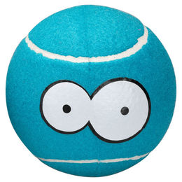 Coockoo Hundespielzeug Breezy Extreme Tennisball aus Gummi Blau 15,25 cm – Bild 1 von 2