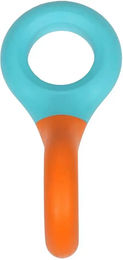 Coockoo Hundespielzeug Doodle Kauspielzeug aus TPR Blau Orange Bunt – Bild 1 von 5
