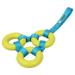 Coockoo Hundespielzeug Looop aus Naturkautschuk und Nylon in Limone – Bild 1 von 7