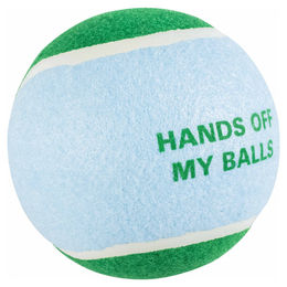Coockoo Hundespielzeug Tennisball XL aus Plüsch Blau Grün – Bild 1 von 2