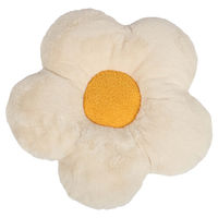 Produktbild von Coockoo Katzenkissen Lazy Daisy aus Plüsch beige gelb
