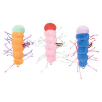 Produktbild von Coockoo Katzenspielzeug Razzle Ruby mit Katzenminze aus Plüsch bunt 13x5x17 cm