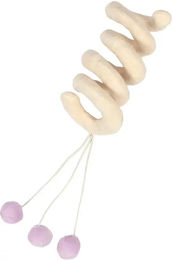 Coockoo Katzenspielzeug Twister Beige Plüsch Spiralform 36x10 cm – Bild 1 von 2