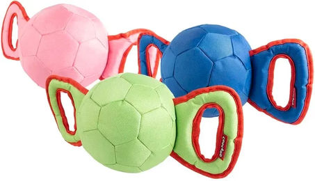 Produktbild von Coockoo Power Pully Ziehtier für Hunde mit Ball aus Polyester in Bunt