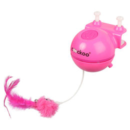 Coockoo Roxy Laserspielzeug für Katzen in Rosa aus Plüsch – Bild 1 von 2