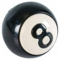 Produktbild von Coockoo Snackball Eight Hundespielzeug aus TPR Schwarz Weiß
