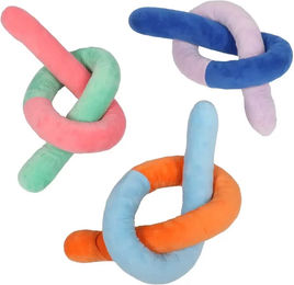 Coockoo Snuggle Snake Hundespielzeug aus Plüsch für erwachsene Hunde bunt – Bild 1 von 6