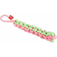 Produktbild von Coockoo Twisting Tugger Hundespielzeug Seil Grün/Rosa 45x4,5cm