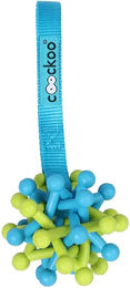 COOCKOO Zane Hundespielzeug aus Gummi mit 6 Ringen in Blau Grün und Türkis zur Zahnpflege – Bild 1 von 2