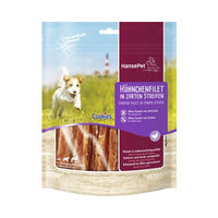 Produktbild von Cookies Hundesnack Hähnchenfiletstreifen Monoprotein Trockenfleisch 600 g - 3 x 200 g