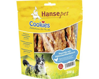Cookies Kausnack Kaurollen mit Huhn und Rind Monoprotein ohne Farb- und Aromastoffe 600 g - 12 x 200 g – Bild 1 von 6