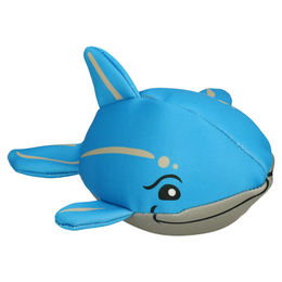 CoolPets Dolphi the Dolphin Quietschspielzeug für Hunde und Katzen aus Kunststoff in Blau – Bild 1 von 8