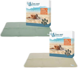 CoolPets Gel Cooling Mat Hundematte Olivgrün Größe L – Bild 1 von 2