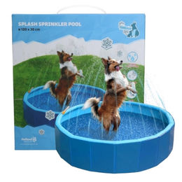 Coolpets Hundepool Splash Sprinkler Pool mit Sprinklern blau aus Kunststoff – Bild 1 von 3