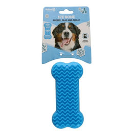 CoolPets Kauspielzeug Ice Bone aus Silikon für Hunde in Blau – Bild 1 von 6