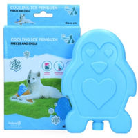 Produktbild von CoolPets Kühlender Eispinguin für Hunde und Nager, kratz- und nagefest, Blau