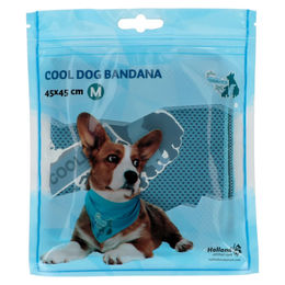CoolPets Kühlendes Halstuch Bandana für Hunde, Größe M, 45 x 45 cm, Blau/Bunt - 1 Stk. – Bild 1 von 10