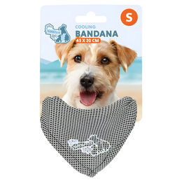 Produktbild von CoolPets Kühlendes Halstuch Cooling Bandana aus Polyester Beige Größe S