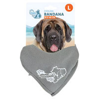 Produktbild von CoolPets Kühlendes Halstuch Cooling Bandana Beige Größe L aus Polyester