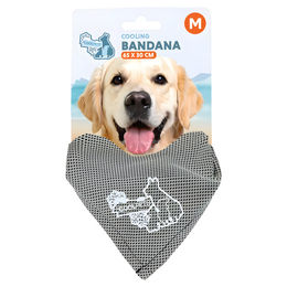 Produktbild von CoolPets Kühlendes Halstuch Cooling Bandana Beige Größe M aus Polyester