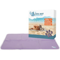 Produktbild von CoolPets Kühlmatte für Hunde XL Lila mit Anti-Slip und Citronella sowie Eucalyptus