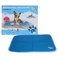 Produktbild von CoolPets Kühlmatte Premium Gel Hundematte Blau Größe S
