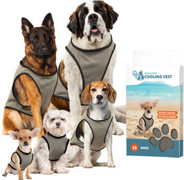 Coolpets Kühlweste für Hunde XS Beige – Bild 1 von 2