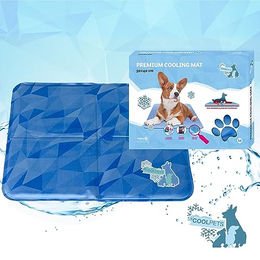 CoolPets Premium Kühlmatte für Hunde blau 50x40cm Größe M – Bild 1 von 6