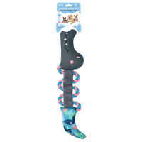 Produktbild von CoolPets Pull me! Crocky rope Flamingo Wasserspielzeug aus Plüsch in Rosa Bunt