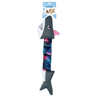 Produktbild von CoolPets Pull me! Sharky (Flower) Plüschspielzeug für Hunde bunt