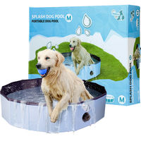 Produktbild von CoolPets Splash Hundepool Blau ø 100 x 30 cm