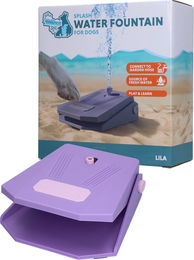 CoolPets Splash Trinkbrunnen aus Kunststoff in Lila – Bild 1 von 4