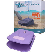 Produktbild von CoolPets Splash Trinkbrunnen aus Kunststoff in Lila