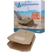 Produktbild von CoolPets Trinkbrunnen aus Kunststoff in Beige