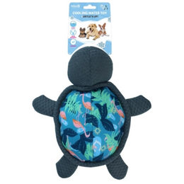 Coolpets Turtle's Up Kauspielzeug Flamingo für Hunde aus Polyester mit Quietschefunktion und Schwimmeigenschaft – Bild 1 von 5