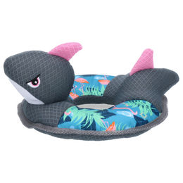 Produktbild von CoolPets Wasserspielzeug Ring Sharky Flamingo buntes Quietschspielzeug