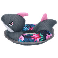 Produktbild von CoolPets Wasserspielzeug Ring Sharky Flower buntes Quietschspielzeug für Hunde