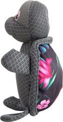 CoolPets Wasserspielzeug Turtle's Up Flower Grau aus Neopren mit Quietschfunktion für Hunde – Bild 1 von 10