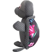 Produktbild von CoolPets Wasserspielzeug Turtle's Up Flower Grau aus Neopren mit Quietschfunktion für Hunde