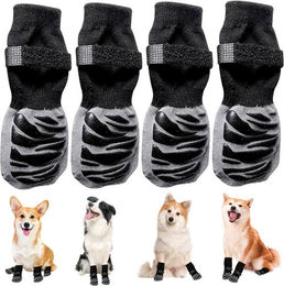 Coonoor Anti-Rutsch Socken für Hunde und Katzen 4er-Set mit Silikon-Gel zum Pfotenschutz – Bild 1 von 1