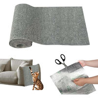 Produktbild von Coonoor Kratzmatte für Katzen als selbstklebender Kratzschutz aus Vliesstoff und Polyester in Grau