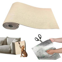 Produktbild von Coonoor Kratzmatte für Katzen selbstklebend als Kratzschutz für Sofa und Wand in Khaki aus Vliesstoff und Polyester