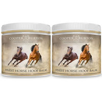 Produktbild von COOPER & BURTON Hufbalsam für Pferde mit natürlichen Ölen 2er Sparset 2x 1000g