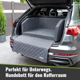 CopcoPet Autoschondecke aus Kunstleder für Hunde in Grau wasserabweisend – Bild 1 von 10