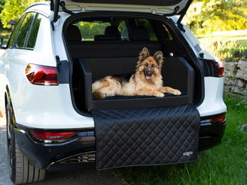 CopcoPet Autoschondecke aus Kunstleder für Hunde wasserabweisend Schwarz – Bild 1 von 13