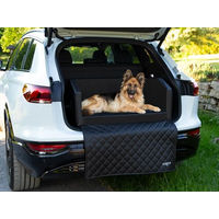 Produktbild von CopcoPet Autoschondecke aus Kunstleder für Hunde wasserabweisend Schwarz