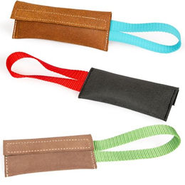 CopcoPet Futterdummy aus Leder für Hunde in Braun zum Befüllen für Welpen und Erwachsene – Bild 1 von 4