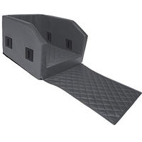 Produktbild von CopcoPet Hundebett Autositz Vordersitz für Hunde aus Kunstleder wasserabweisend Grau 55 x 55 x 38 cm